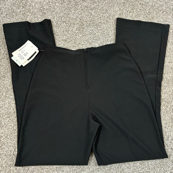 Morgan Sport Sz 9 Black Pants Back Zip Vintage Look - Picture 3 of 6